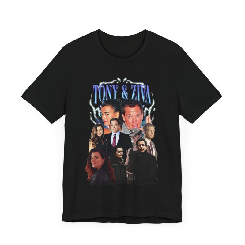 Ziva David and Tony DiNozzo Bootleg Style Unisex T-Shirt | NCIS High Quality Bella and Canvas Tee - Image 4