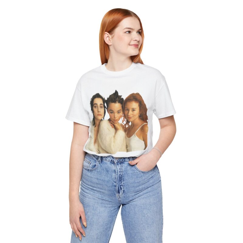 PJ Harvey with Bjork and Tori Amos 1994 Bella + Canva Unisex Jersey Short Sleeve Tee . 90s Female Rock Icons Unisex Tee - Image 18
