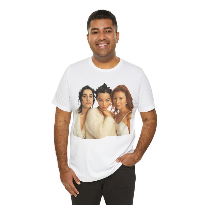 PJ Harvey with Bjork and Tori Amos 1994 Bella + Canva Unisex Jersey Short Sleeve Tee . 90s Female Rock Icons Unisex Tee - Image 16
