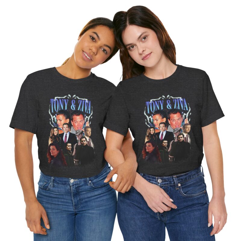 Ziva David and Tony DiNozzo Bootleg Style Unisex T-Shirt | NCIS High Quality Bella and Canvas Tee - Image 55
