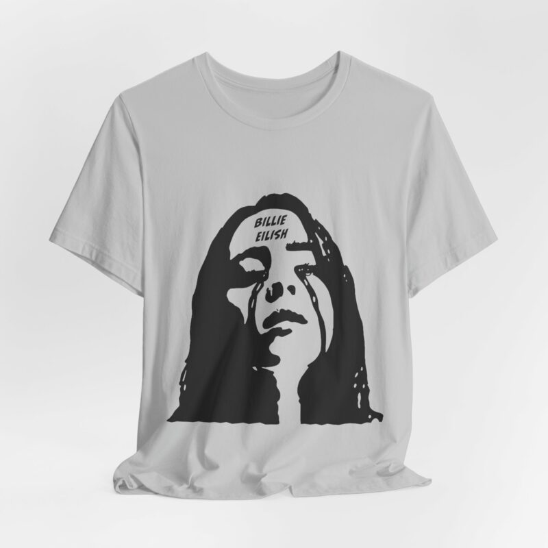 Billie Eilish Tears Unisex Jersey Short Sleeve Tee. Billie Eilish Gift Ideas - Image 8