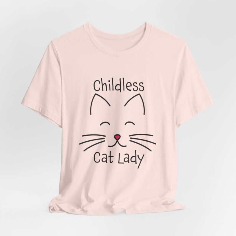 Cat Face Kamala Harris Childless Cat Lady Unisex Tee, Cat Lover Shirt, Women's Graphic Tshirt, Funny Political Shirt, Feminist Tee - Image 36