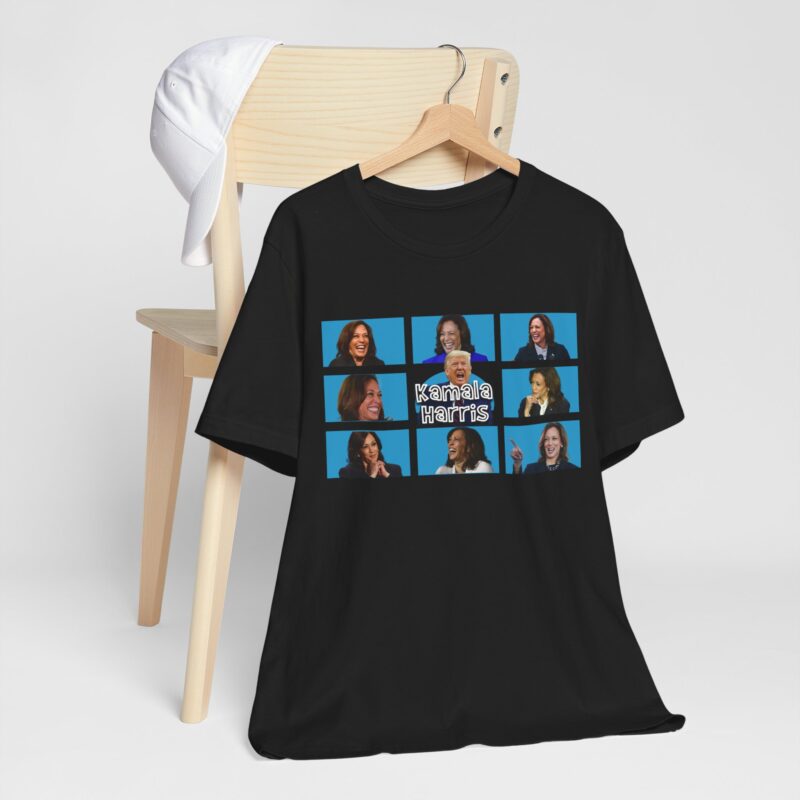 Kamala Harris Laughing At Trump Brady Bunch Style T-Shirt - Political Tee, Laughing Politician Shirt, Funny Kamala Harris Top, Activist - Image 3