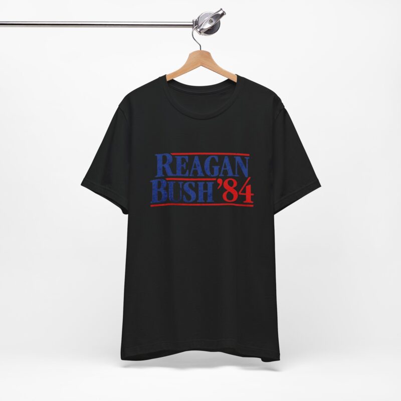 Regan and Bush 84 Campaign Style Unisex T-Shirt - Image 36