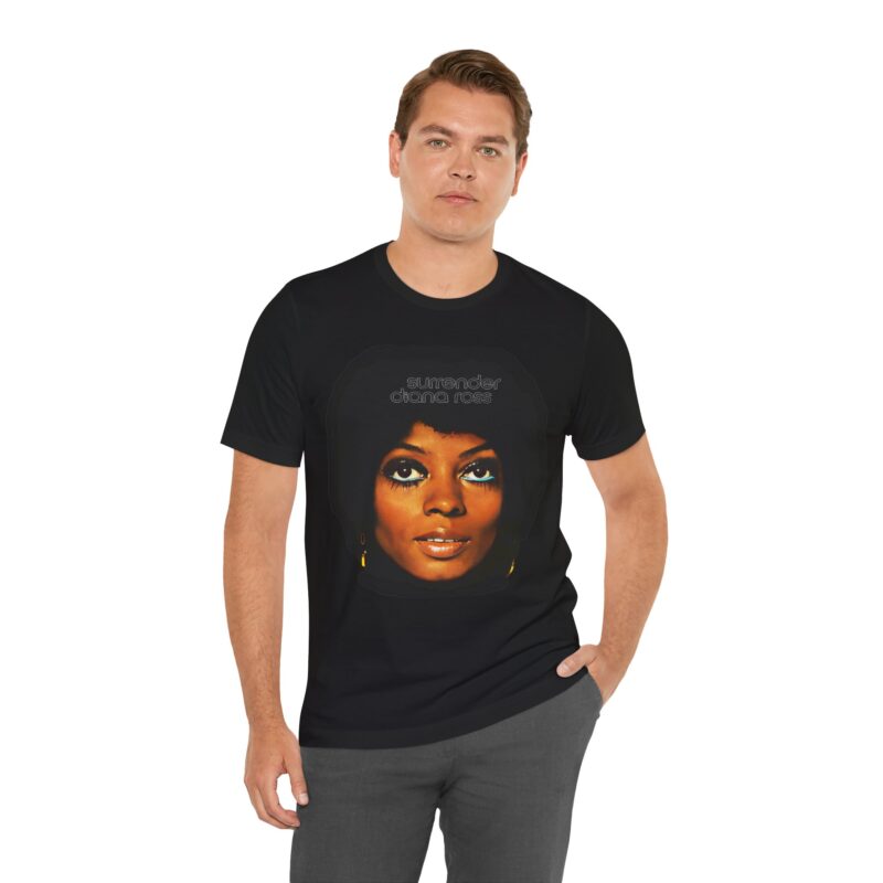 Diana Ross Surrender Album Cover Unisex Jersey Short Sleeve T-Shirt - Image 5
