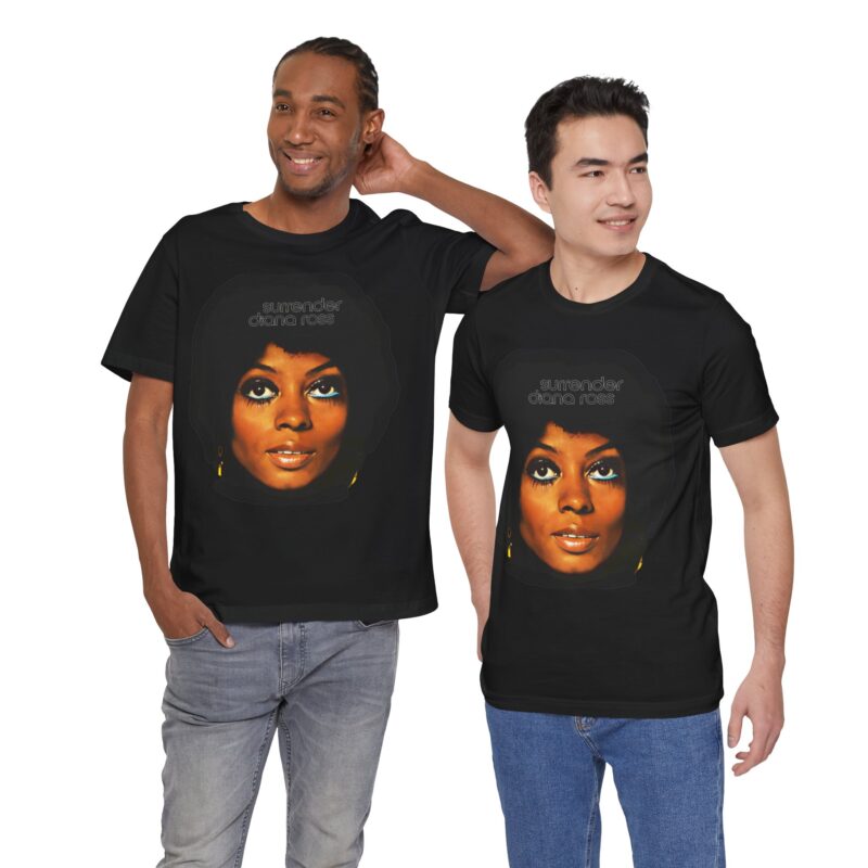 Diana Ross Surrender Album Cover Unisex Jersey Short Sleeve T-Shirt - Image 9