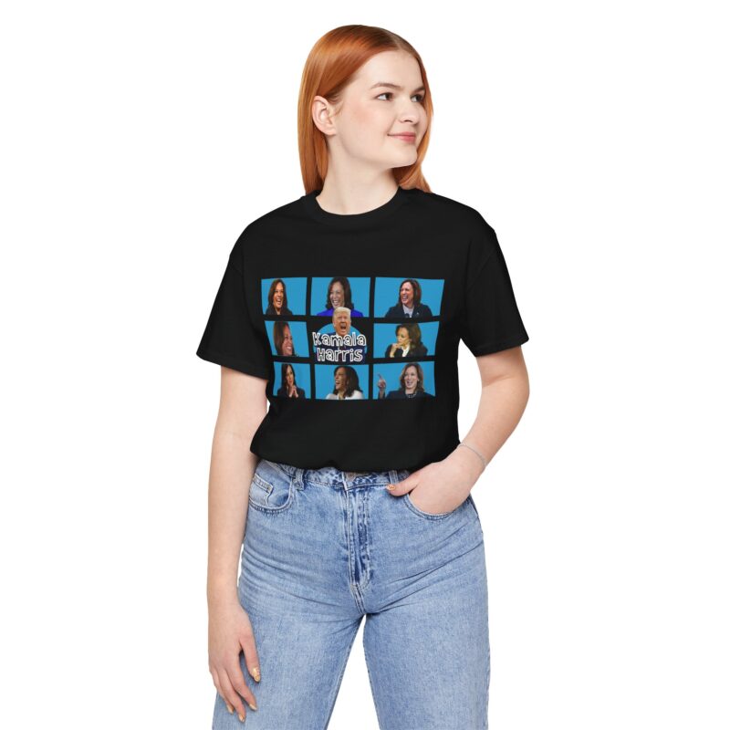 Kamala Harris Laughing At Trump Brady Bunch Style T-Shirt - Political Tee, Laughing Politician Shirt, Funny Kamala Harris Top, Activist - Image 5