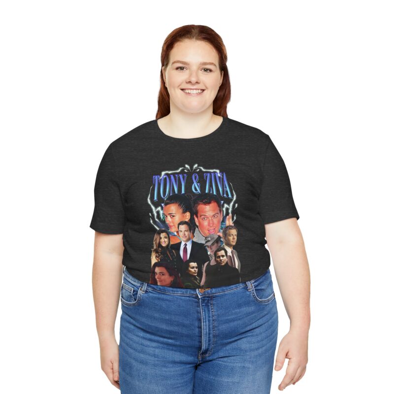 Ziva David and Tony DiNozzo Bootleg Style Unisex T-Shirt | NCIS High Quality Bella and Canvas Tee - Image 44