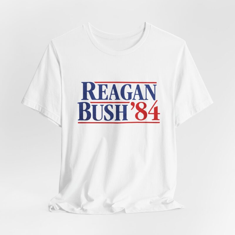 Regan and Bush 84 Campaign Style Unisex T-Shirt - Image 6
