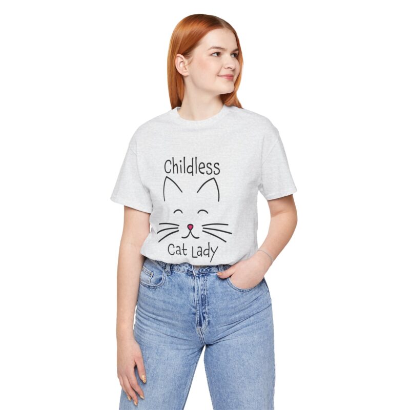 Cat Face Kamala Harris Childless Cat Lady Unisex Tee, Cat Lover Shirt, Women's Graphic Tshirt, Funny Political Shirt, Feminist Tee - Image 77