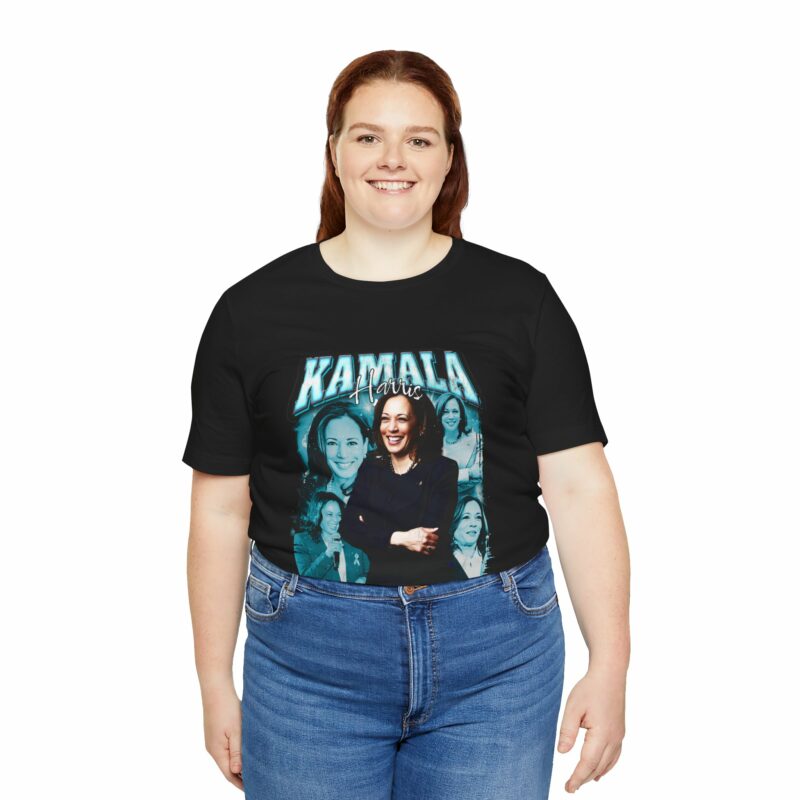 Kamala Harris Bootleg Style T-Shirt - Bella + Canvas Unisex Tee Democrat Blue Color Graphic - Image 15