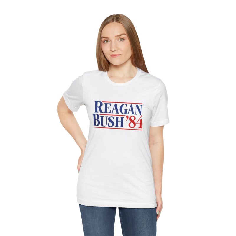 Regan and Bush 84 Campaign Style Unisex T-Shirt - Image 13