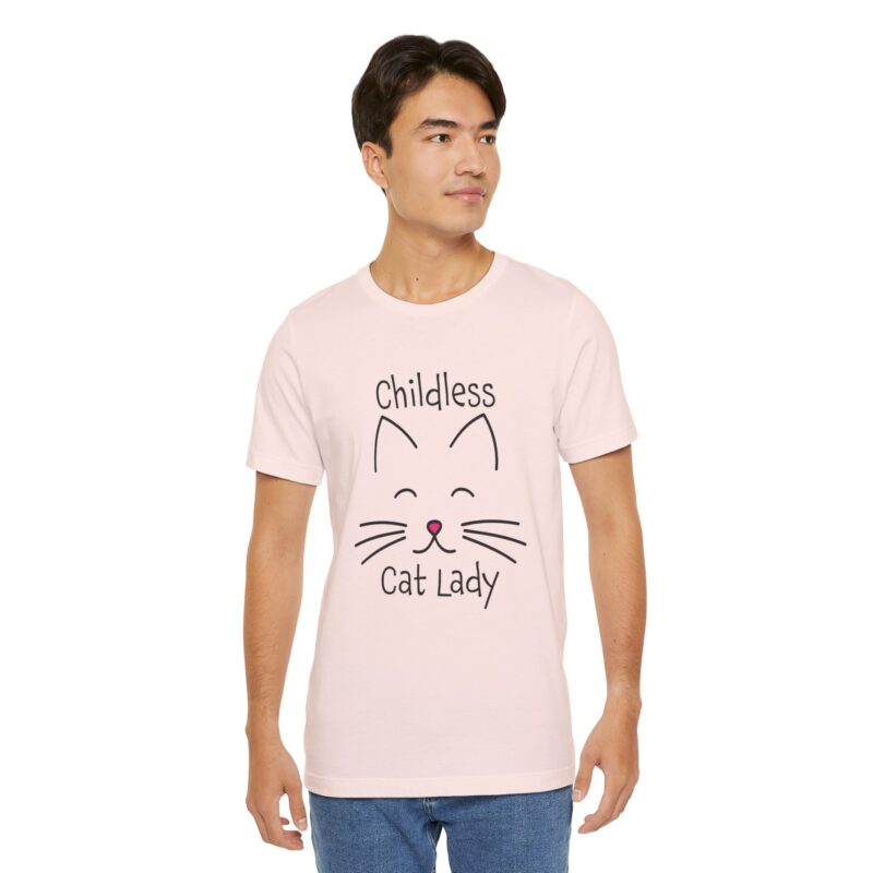 Cat Face Kamala Harris Childless Cat Lady Unisex Tee, Cat Lover Shirt, Women's Graphic Tshirt, Funny Political Shirt, Feminist Tee - Image 50