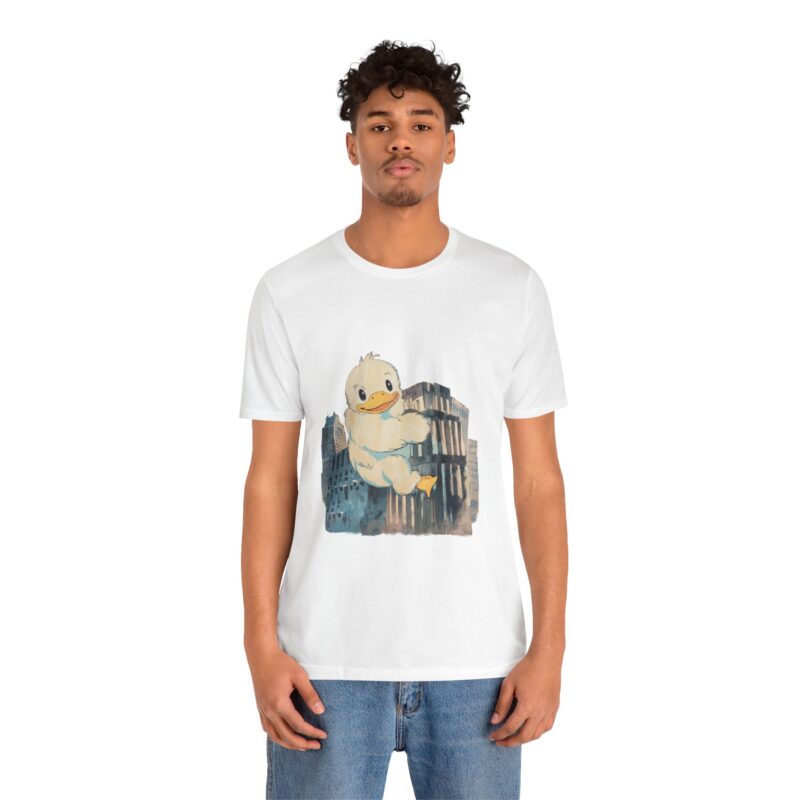 Duckzilla Unisex Tee, Cute Adorable Duckling Climbing Skyscrapers T-Shirt, Funny Animal Lover Shirt, Novelty Graphic Tee, Unique Gift for - Image 41
