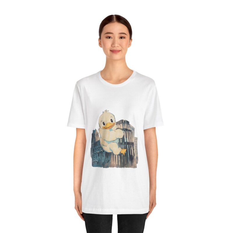 Duckzilla Unisex Tee, Cute Adorable Duckling Climbing Skyscrapers T-Shirt, Funny Animal Lover Shirt, Novelty Graphic Tee, Unique Gift for - Image 40