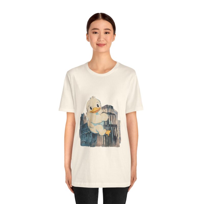 Duckzilla Unisex Tee, Cute Adorable Duckling Climbing Skyscrapers T-Shirt, Funny Animal Lover Shirt, Novelty Graphic Tee, Unique Gift for - Image 11