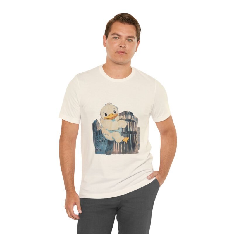 Duckzilla Unisex Tee, Cute Adorable Duckling Climbing Skyscrapers T-Shirt, Funny Animal Lover Shirt, Novelty Graphic Tee, Unique Gift for - Image 14