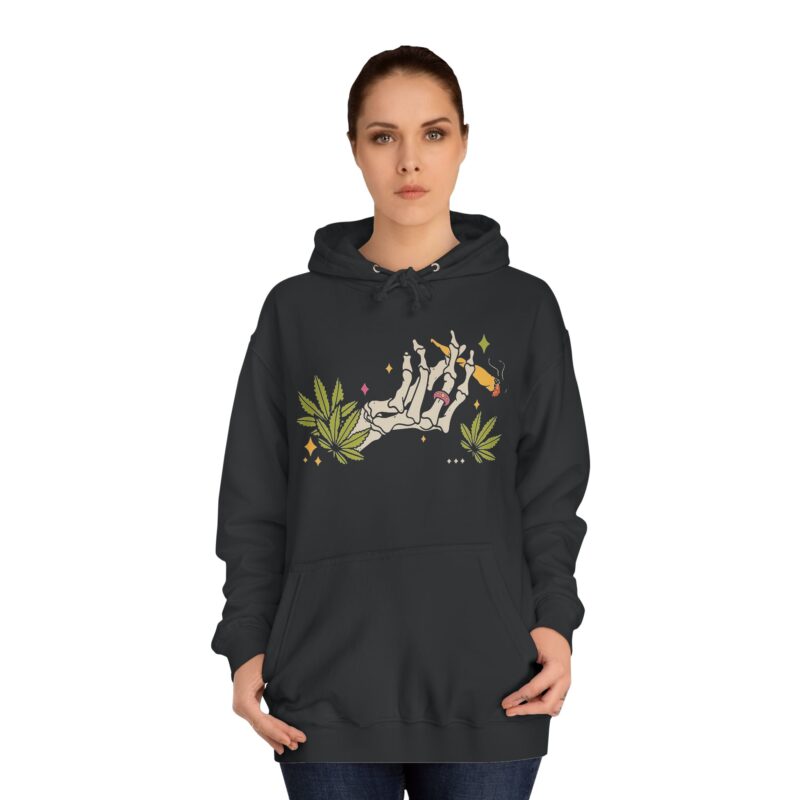 I'm Not Trying To Be Blunt, But Can I hit That? 420 Marijuana Blunt Unisex College Hoodie - Image 8