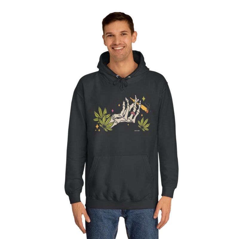 I'm Not Trying To Be Blunt, But Can I hit That? 420 Marijuana Blunt Unisex College Hoodie - Image 7