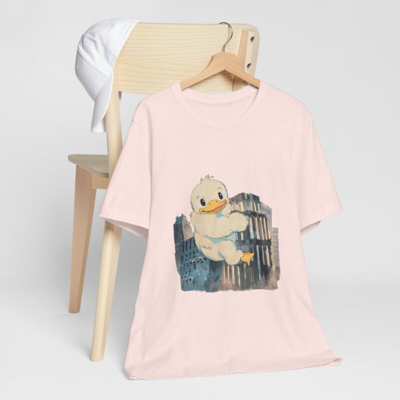 Duckzilla Unisex Tee, Cute Adorable Duckling Climbing Skyscrapers T-Shirt, Funny Animal Lover Shirt, Novelty Graphic Tee, Unique Gift for - Image 66