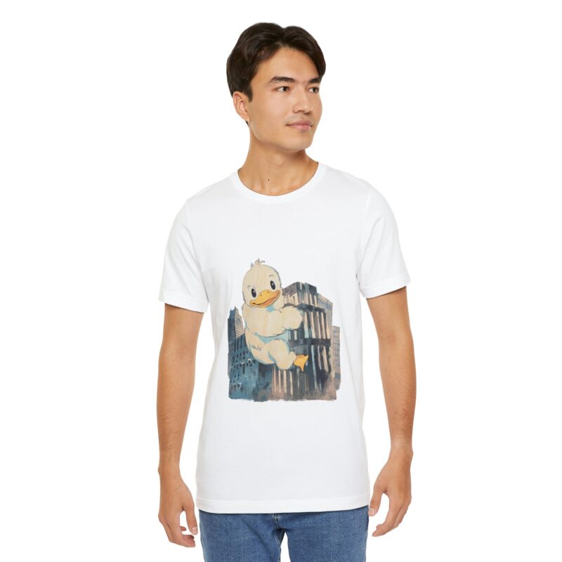 Duckzilla Unisex Tee, Cute Adorable Duckling Climbing Skyscrapers T-Shirt, Funny Animal Lover Shirt, Novelty Graphic Tee, Unique Gift for - Image 49