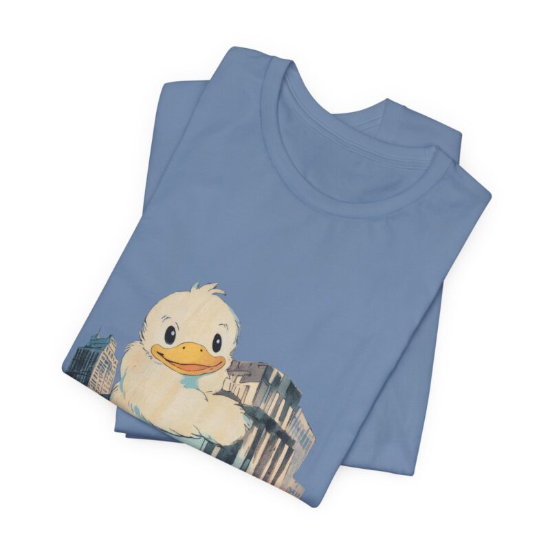 Duckzilla Unisex Tee, Cute Adorable Duckling Climbing Skyscrapers T-Shirt, Funny Animal Lover Shirt, Novelty Graphic Tee, Unique Gift for - Image 121