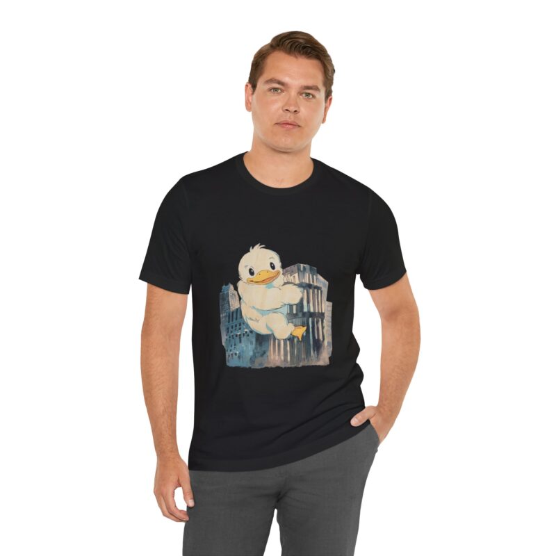 Duckzilla Unisex Tee, Cute Adorable Duckling Climbing Skyscrapers T-Shirt, Funny Animal Lover Shirt, Novelty Graphic Tee, Unique Gift for - Image 101