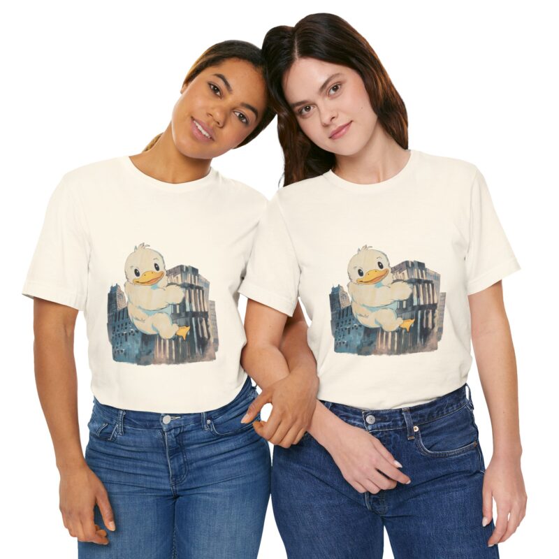 Duckzilla Unisex Tee, Cute Adorable Duckling Climbing Skyscrapers T-Shirt, Funny Animal Lover Shirt, Novelty Graphic Tee, Unique Gift for - Image 26