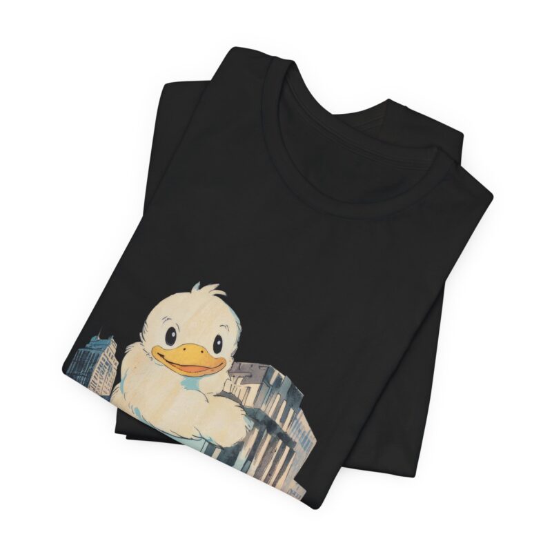 Duckzilla Unisex Tee, Cute Adorable Duckling Climbing Skyscrapers T-Shirt, Funny Animal Lover Shirt, Novelty Graphic Tee, Unique Gift for - Image 92