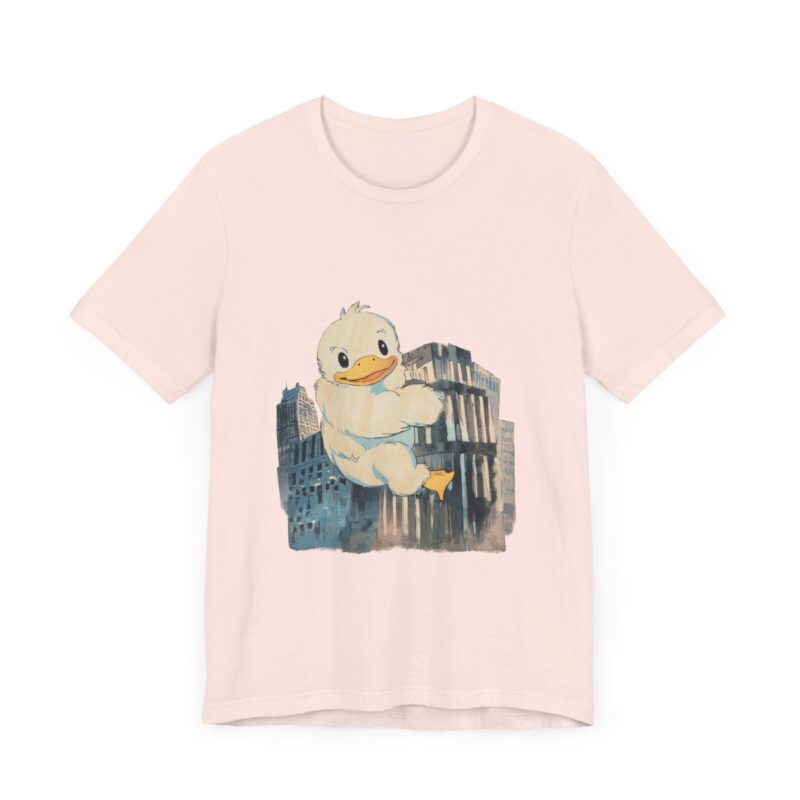 Duckzilla Unisex Tee, Cute Adorable Duckling Climbing Skyscrapers T-Shirt, Funny Animal Lover Shirt, Novelty Graphic Tee, Unique Gift for - Image 61
