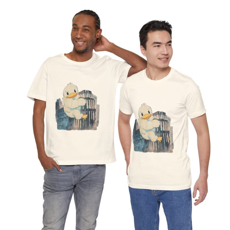 Duckzilla Unisex Tee, Cute Adorable Duckling Climbing Skyscrapers T-Shirt, Funny Animal Lover Shirt, Novelty Graphic Tee, Unique Gift for - Image 28
