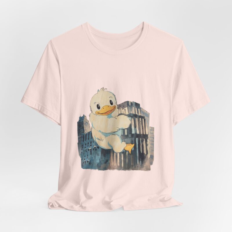 Duckzilla Unisex Tee, Cute Adorable Duckling Climbing Skyscrapers T-Shirt, Funny Animal Lover Shirt, Novelty Graphic Tee, Unique Gift for - Image 64