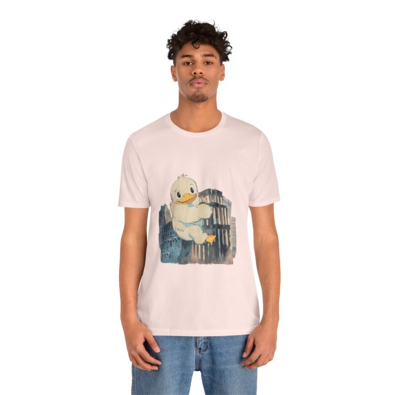 Duckzilla Unisex Tee, Cute Adorable Duckling Climbing Skyscrapers T-Shirt, Funny Animal Lover Shirt, Novelty Graphic Tee, Unique Gift for - Image 70