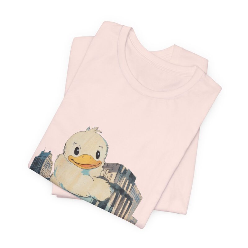 Duckzilla Unisex Tee, Cute Adorable Duckling Climbing Skyscrapers T-Shirt, Funny Animal Lover Shirt, Novelty Graphic Tee, Unique Gift for - Image 63