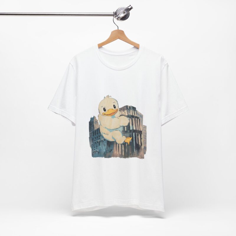 Duckzilla Unisex Tee, Cute Adorable Duckling Climbing Skyscrapers T-Shirt, Funny Animal Lover Shirt, Novelty Graphic Tee, Unique Gift for - Image 36