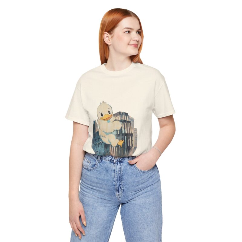 Duckzilla Unisex Tee, Cute Adorable Duckling Climbing Skyscrapers T-Shirt, Funny Animal Lover Shirt, Novelty Graphic Tee, Unique Gift for - Image 18