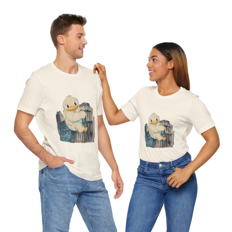 Duckzilla Unisex Tee, Cute Adorable Duckling Climbing Skyscrapers T-Shirt, Funny Animal Lover Shirt, Novelty Graphic Tee, Unique Gift for - Image 25