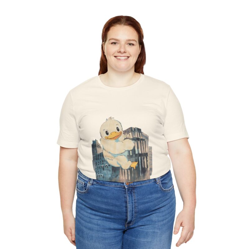 Duckzilla Unisex Tee, Cute Adorable Duckling Climbing Skyscrapers T-Shirt, Funny Animal Lover Shirt, Novelty Graphic Tee, Unique Gift for - Image 15