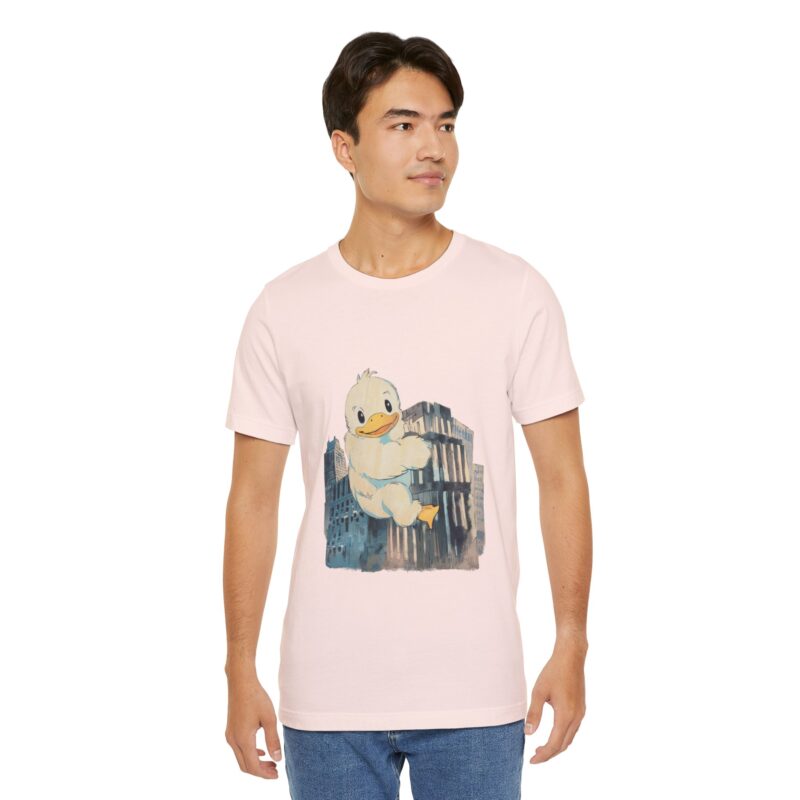 Duckzilla Unisex Tee, Cute Adorable Duckling Climbing Skyscrapers T-Shirt, Funny Animal Lover Shirt, Novelty Graphic Tee, Unique Gift for - Image 78