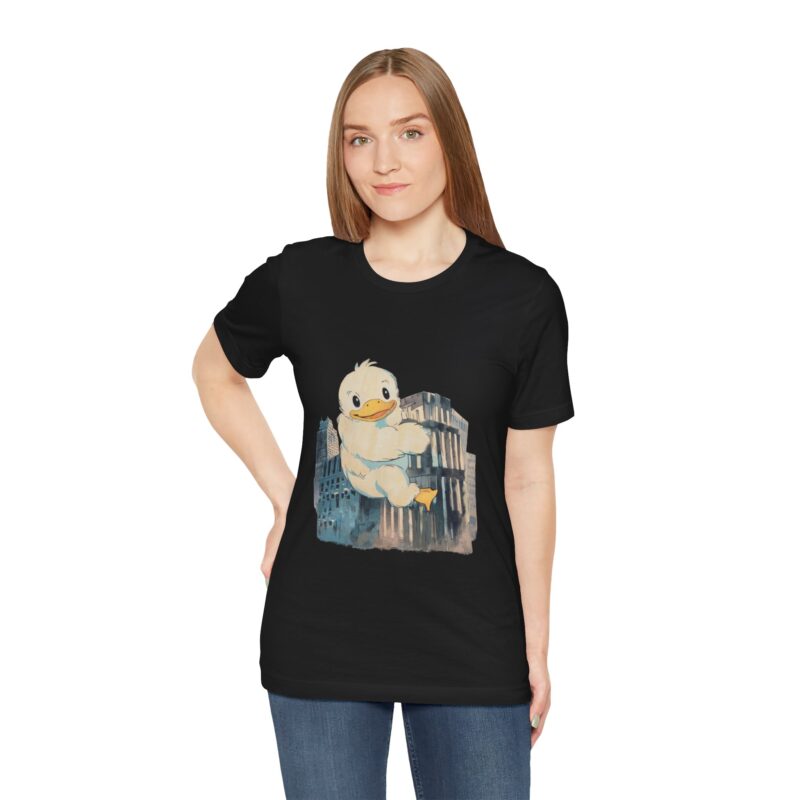 Duckzilla Unisex Tee, Cute Adorable Duckling Climbing Skyscrapers T-Shirt, Funny Animal Lover Shirt, Novelty Graphic Tee, Unique Gift for - Image 100