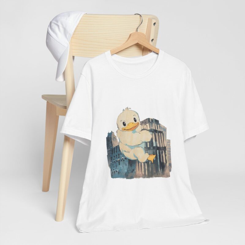 Duckzilla Unisex Tee, Cute Adorable Duckling Climbing Skyscrapers T-Shirt, Funny Animal Lover Shirt, Novelty Graphic Tee, Unique Gift for - Image 37