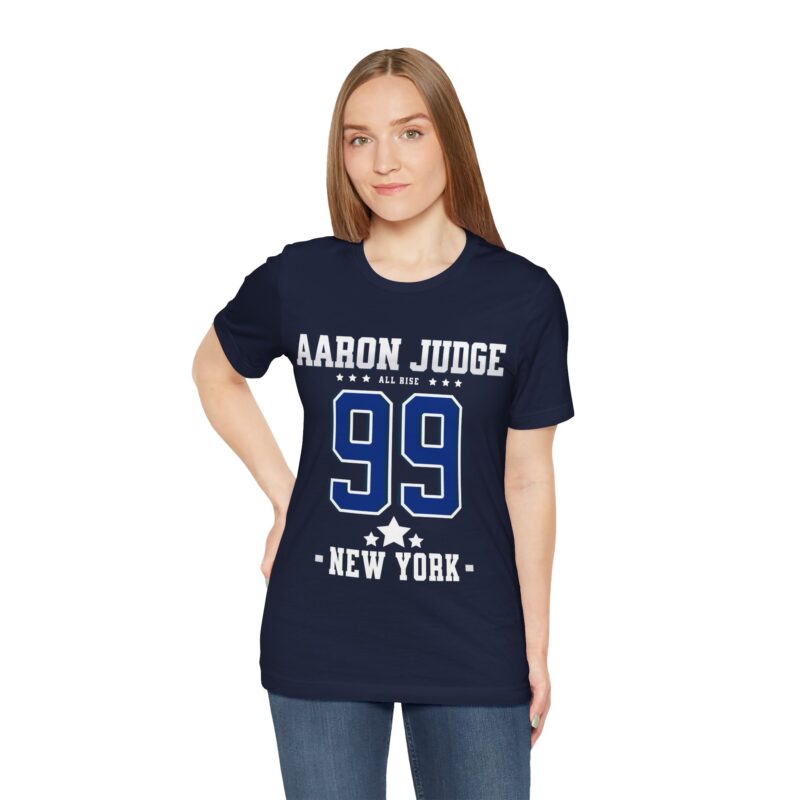 Aaron Judge #99 Unisex Jersey Short Sleeve Tee Yankee Baseball T-Shirt Gift Ideas - Image 3
