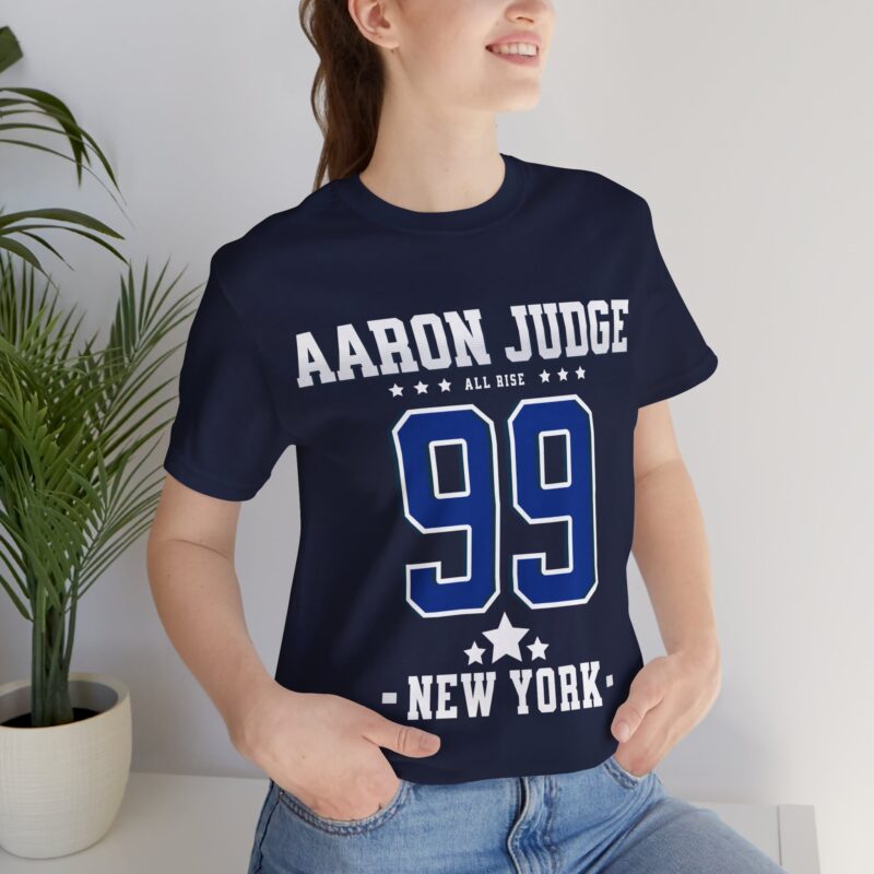 Aaron Judge #99 Unisex Jersey Short Sleeve Tee Yankee Baseball T-Shirt Gift Ideas - Image 5