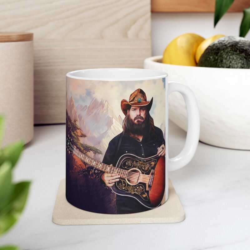 Chris Stapleton Traveller Ceramic Mug 11oz. Dual Image Country Music Coffee Mug. Chris Stapleton Gift Idea. - Image 4