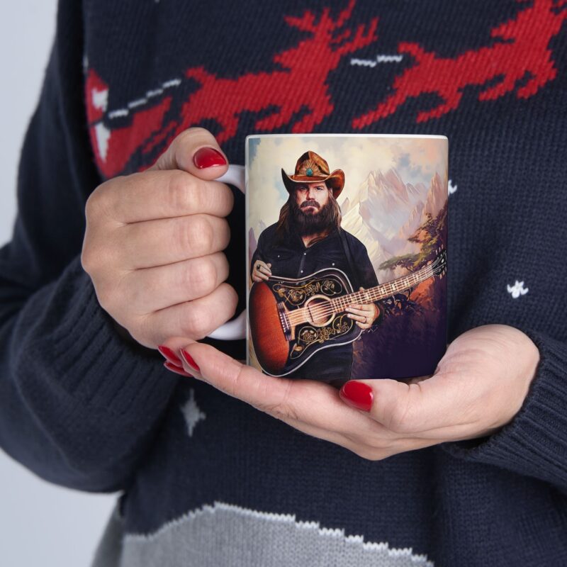 Chris Stapleton Traveller Ceramic Mug 11oz. Dual Image Country Music Coffee Mug. Chris Stapleton Gift Idea. - Image 6