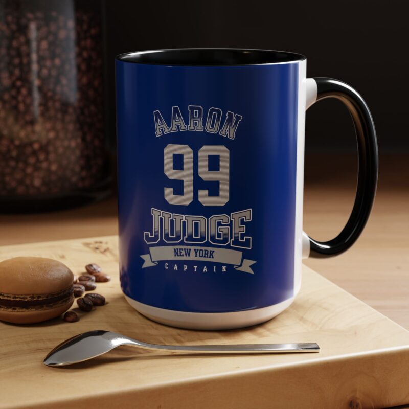 Baseball Accent Coffee Mug (11, 15oz) - Aaron Judge Sports Fan Gift Idea, Baseball Lover Cup, MLB Coffee Mug, Sports Enthusiast Gift, Unique - Image 6