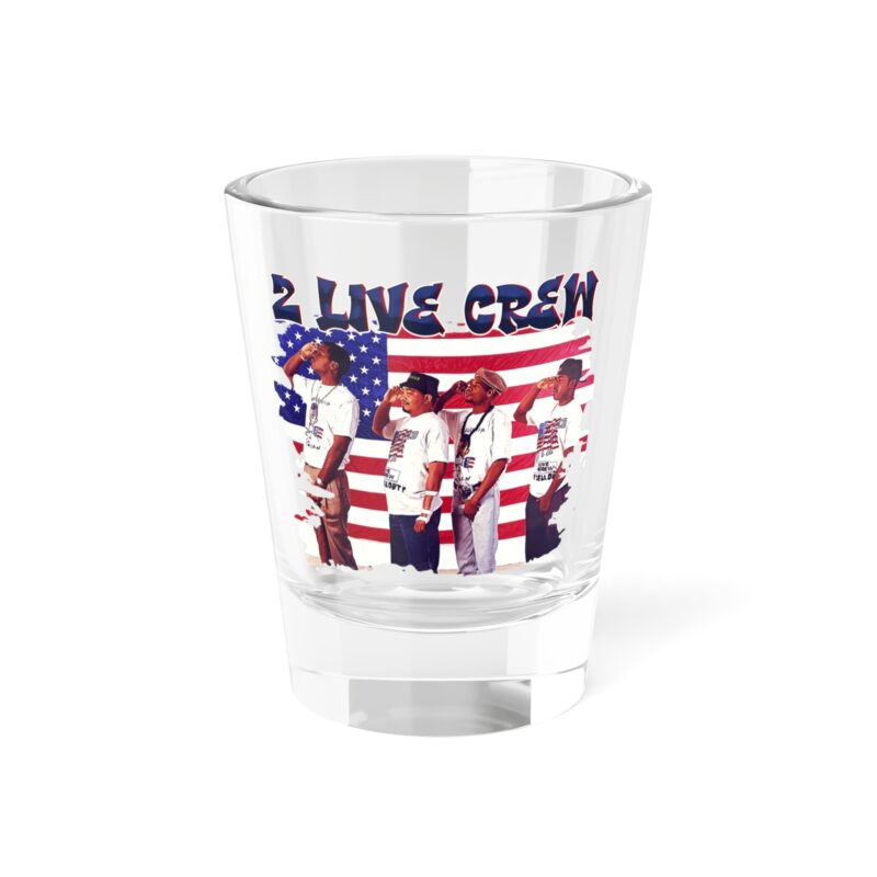 2 Live Crew Shot Glass, 1.5oz 90s Rap Group Shot Glass