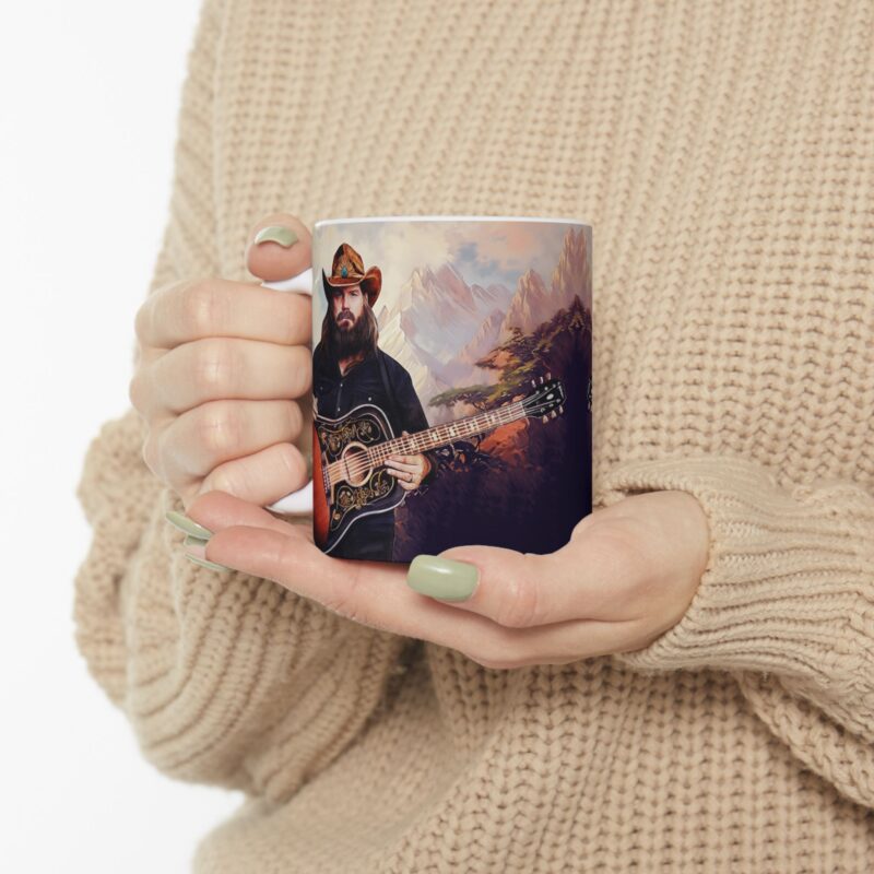 Chris Stapleton Traveller Ceramic Mug 11oz. Dual Image Country Music Coffee Mug. Chris Stapleton Gift Idea. - Image 5