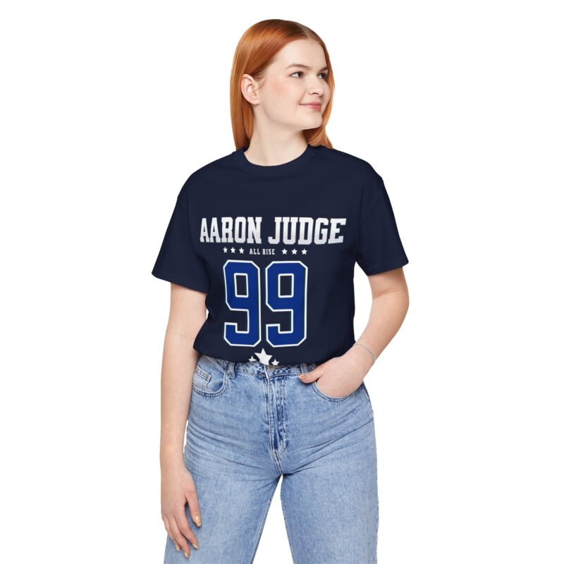 Aaron Judge #99 Unisex Jersey Short Sleeve Tee Yankee Baseball T-Shirt Gift Ideas - Image 4