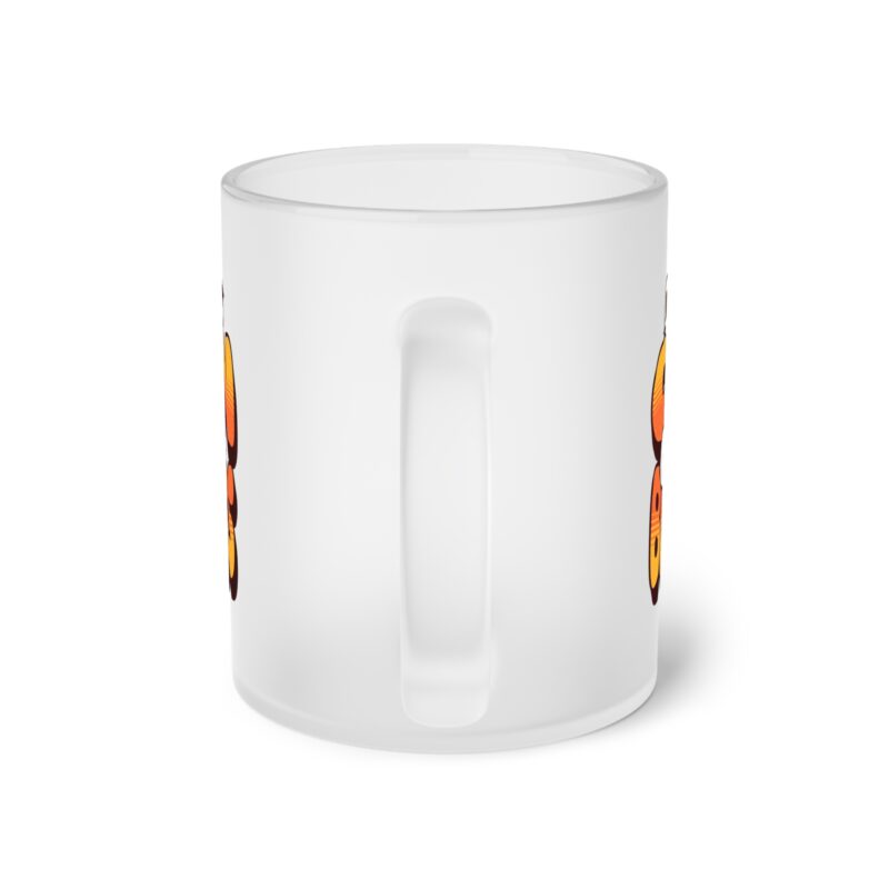 Mind Your Own Damn Business Frosted Glass Mug - Image 3